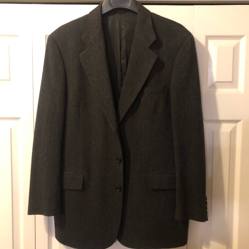 GANT Herringbone Blazer | Charcoal | Size: 44L